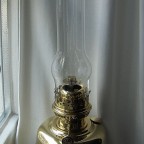 Lampe Veritas, 20''' (50 Candle Power) von Schwintzer & Gräff/Berlin (Petroleum-Tischlampe bzw. als Hängelampe mit Lyra erweiterbar)