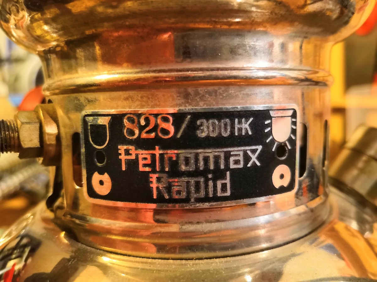 Typenschild Petromax 828 - 300